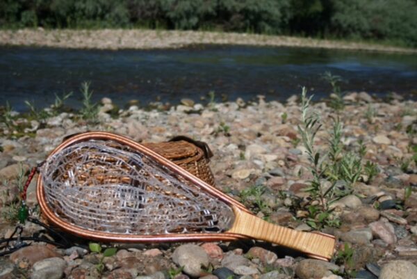 tiger maple fly fishing net
