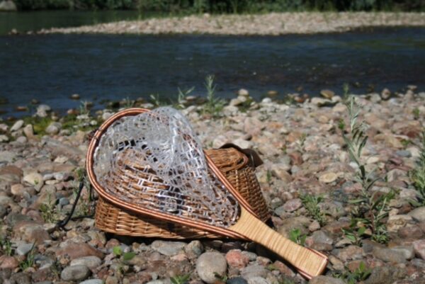 tiger maple wood fly fishing net