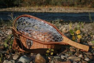chechen wood fly fishing net