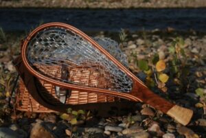 tiger wood fly fishing net