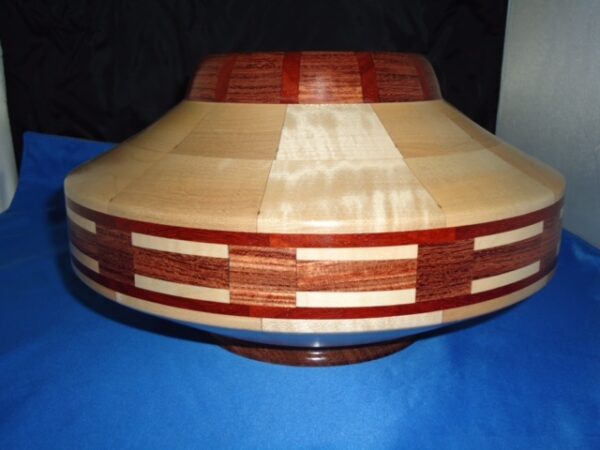 segmented wood bowl