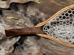 Net #164 | Canary Wood, Curly Maple & Sapele Fly Fishing Net