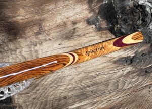 Net #190 | Purple Heart and Curly Maple Fly Fishing Net