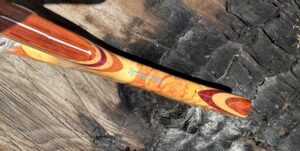 Net #170 | Bubinga, Curly Maple and Purple Heart Fishing Net