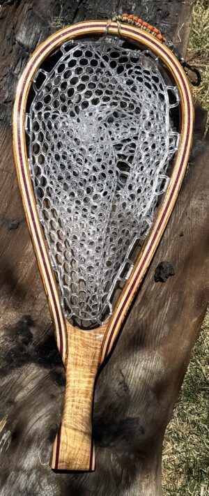 Net #181 | Bogeote, Purple Heart and Curly Maple Fly Fishing Net
