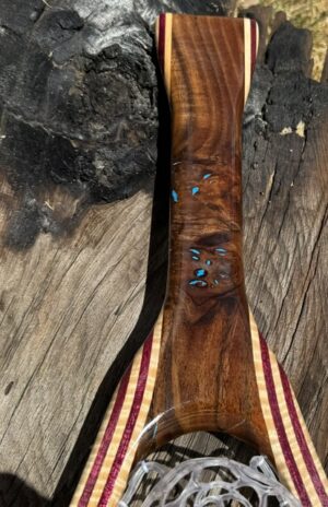 Net #187 | Purple Heart and Curly Maple Fly Fishing Net