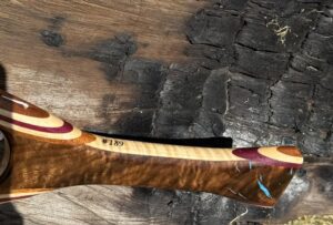 Net #189 | Sapele, Curly Maple and Purple Heart Fly Fishing Net